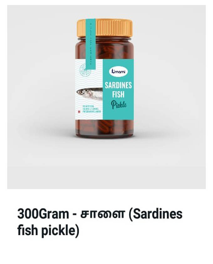 4 Sardines fish pickle